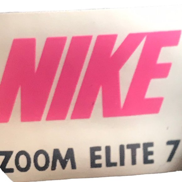 NIKE ZOOM ELITE 7 Tennis Shoes Athletic Running - Neon Yellow / Pink Women's 7 - Picture 2 of 10